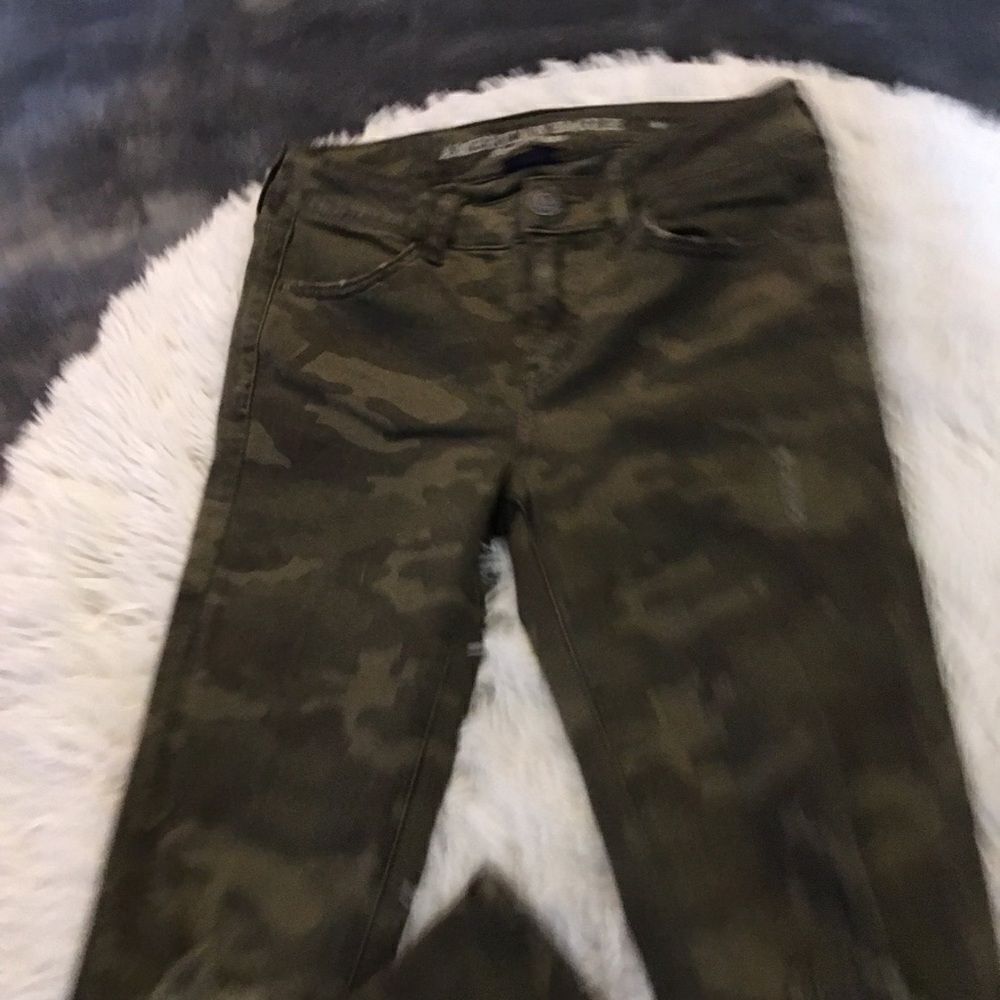 American‎ Eagle 🦅 Camo Jeg Jeans #camo - Picture 6 of 6